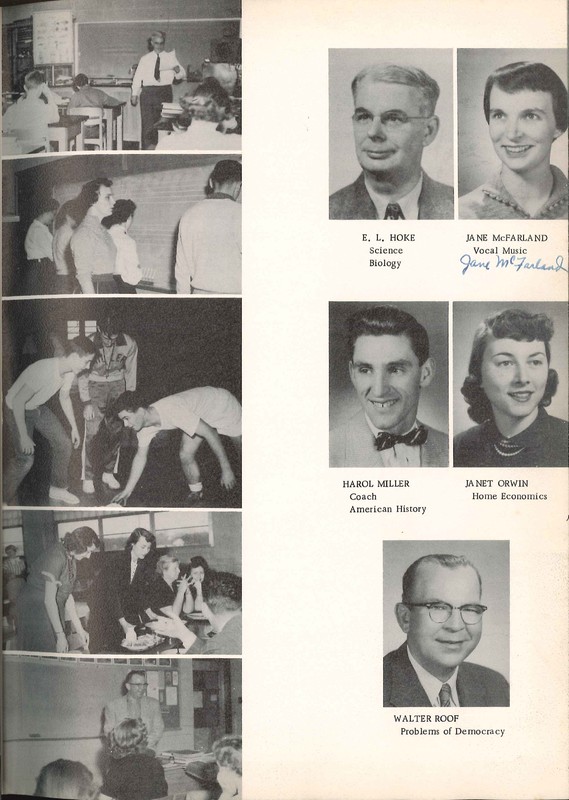 Big Walnut High School Yearbook. 1955: The Flame (p. 9)