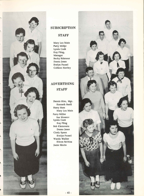 Big Walnut High School Yearbook. 1958: The Flame (48)