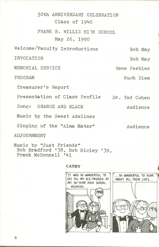 Willis High School Class of 1940 50th Reunion (p. 10)