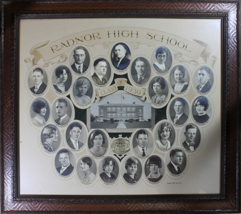 Radnor High School Senior Class Picture 1930