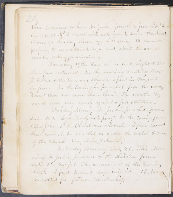 Sessional Records of the 1st Presbyterian Church of Trenton, Delaware Co., Ohio, 1831 (p. 26)