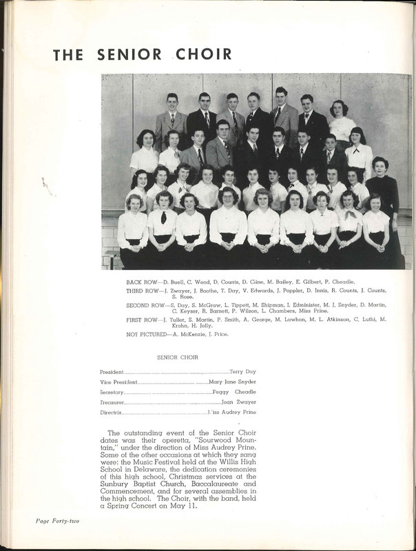 Big Walnut High School Yearbook. 1952: The Flame (p. 45)