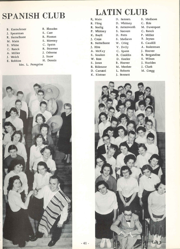 Big Walnut High School Yearbook. 1958: The Flame (44)