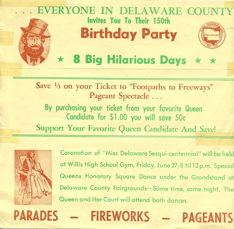 Delaware County Sesquicentennial  (p. 1)