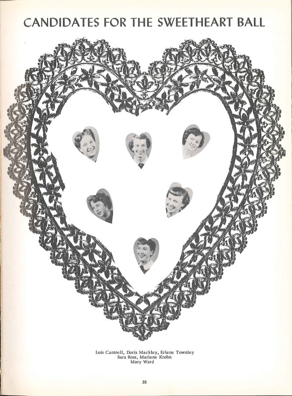 Big Walnut High School Yearbook. 1954: The Flame (p. 34)