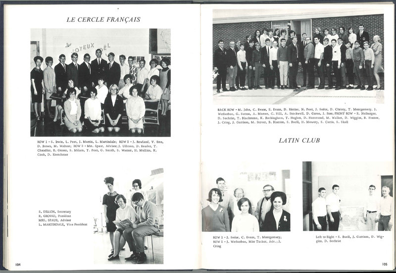 Big Walnut High School Yearbook. 1968: The Flame (p.55)