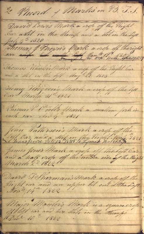 Record Book of Berkshire Township No. 2 1807-1843 (p. 8)