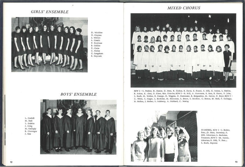 Big Walnut High School Yearbook. 1968: The Flame (p.49)