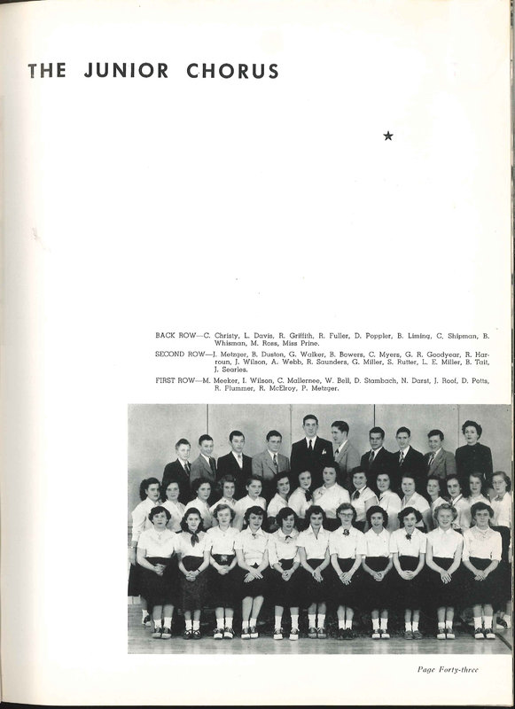 Big Walnut High School Yearbook. 1952: The Flame (p. 46)