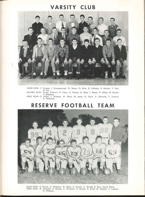 Big Walnut High School Yearbook. 1952: The Flame (p. 58)