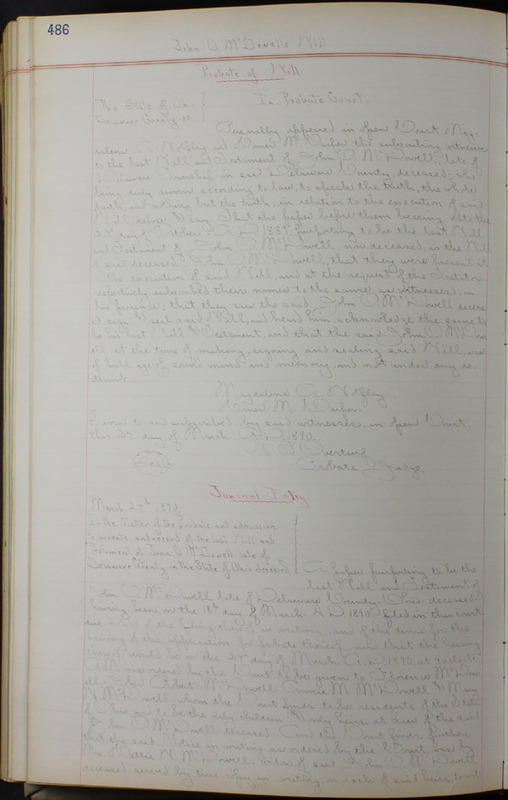 Delaware County Ohio Will Records Vol. 8 1887-1890 (p. 552)