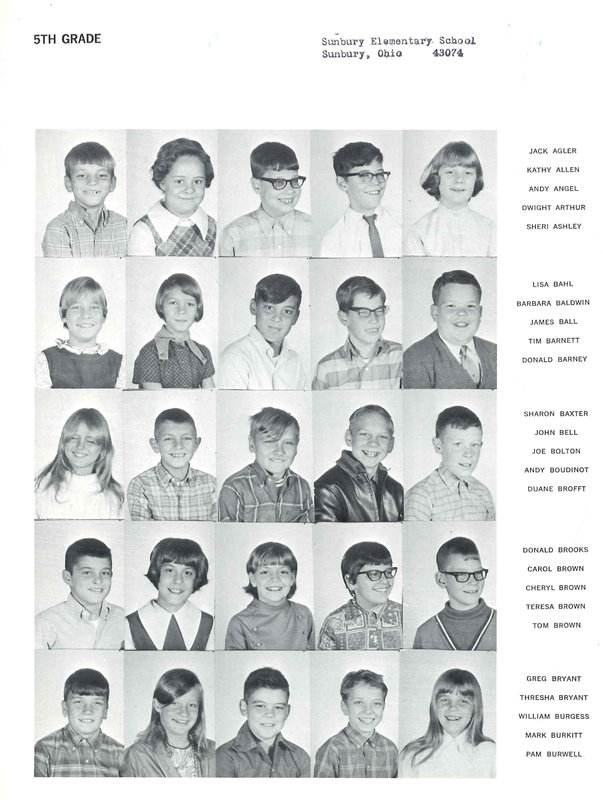 Big Walnut Middle School. 1969-1970, Kaleidoscope (p.27)