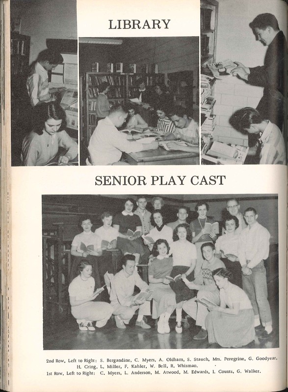 Big Walnut High School Yearbook. 1955: The Flame (p. 62)