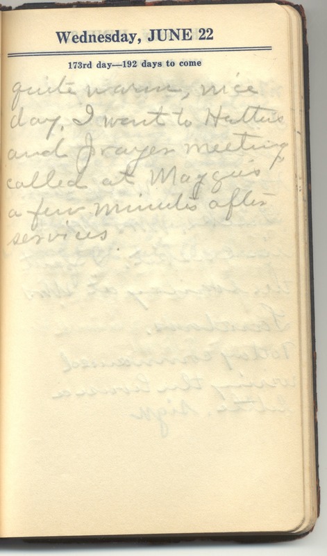 Roberta Hopkins' Diary 1927 (p. 179)