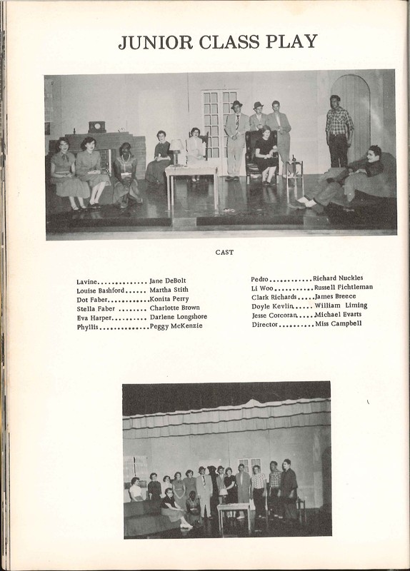 Big Walnut High School Yearbook. 1955: The Flame (p. 16)