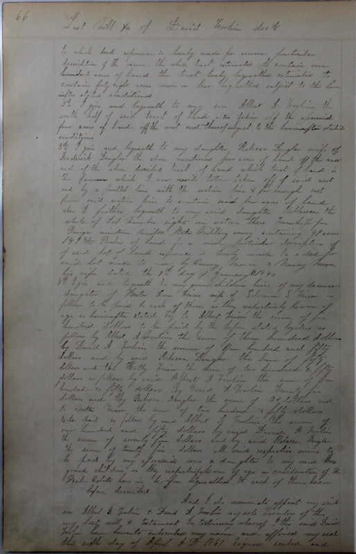 Delaware County Ohio Will Records Vol. 4 1859-1869 (p. 96)