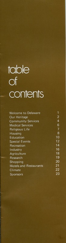 Welcome to Delaware, Ohio (1979) (p. 3)