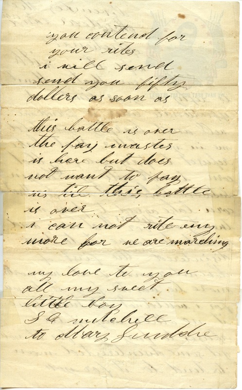 Mitchell Family Civil War Letters (p. 17)