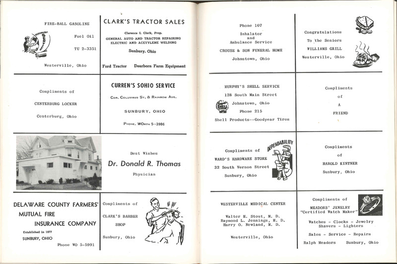 Big Walnut High School Yearbook. 1959: The Flame (54)