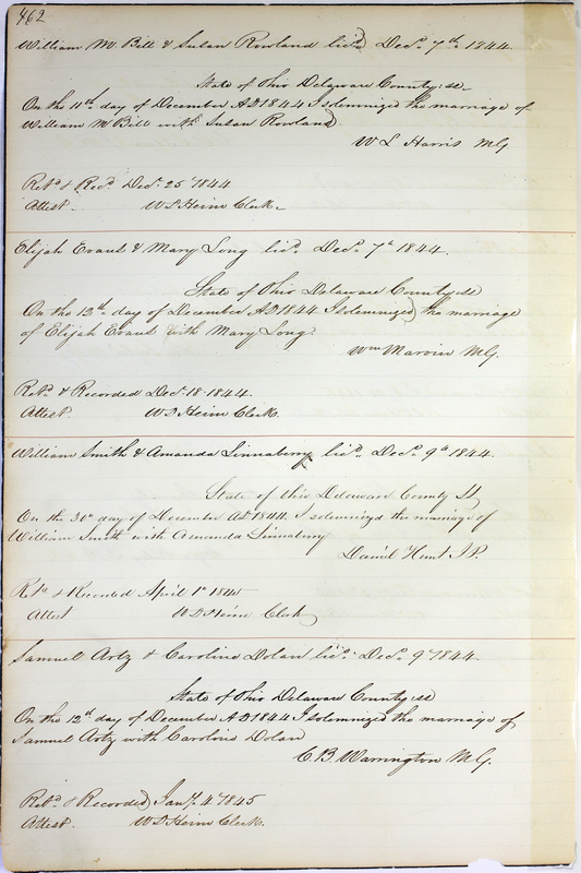 Marriage Records Vol.1 1835-1845 (p. 466)