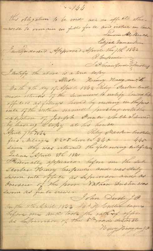 Record Book of Berkshire Township No. 2 1807-1843 (p. 158)