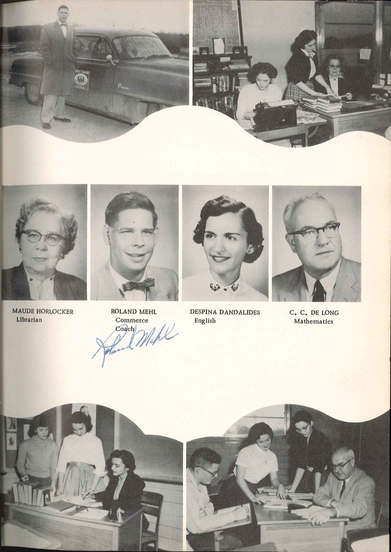 Big Walnut High School Yearbook. 1955: The Flame (p. 7)