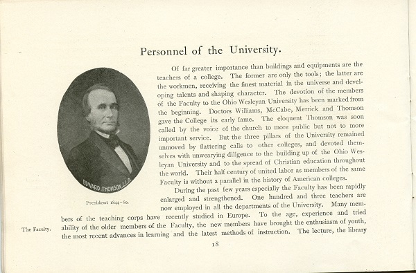 Bulletin of Ohio Wesleyan University (p. 20)