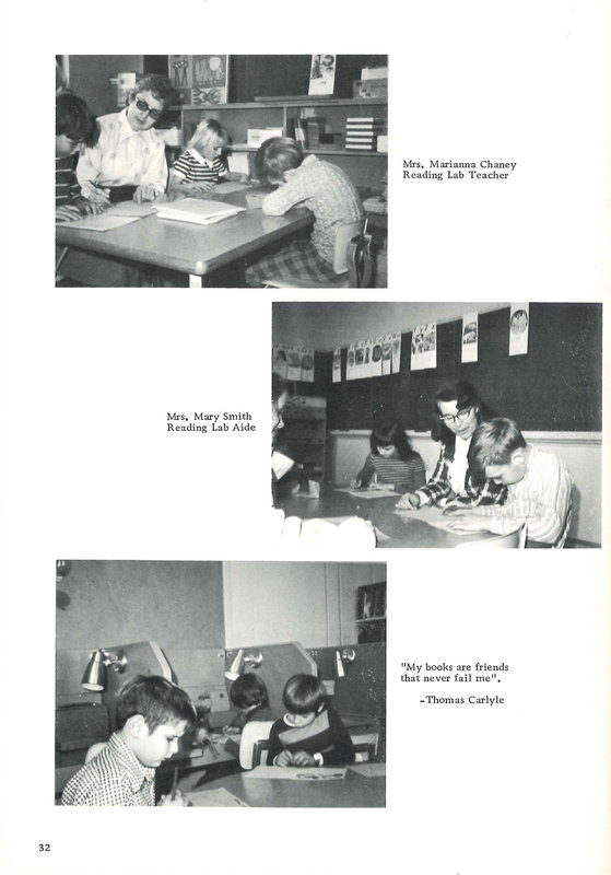 Big Walnut Elementary School. Galena, Harlem, Sunbury, Middle School. 1972-1973 (p. 34)