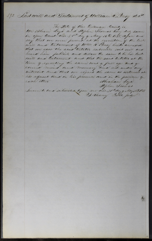 Delaware County Ohio Will Records Vol. 3 1850-1859 (p. 443)