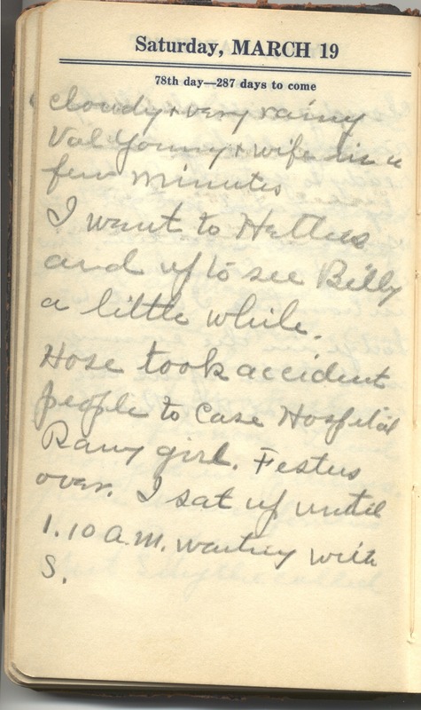 Roberta Hopkins' Diary 1927 (p. 84)