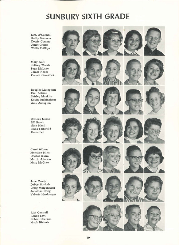 Big Walnut Elementary Schools. 1964: Harlem, Galena, Sunbury (p. 20)