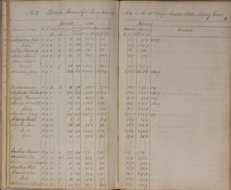 Delaware County Tax Duplicate 1827 (p. 21)