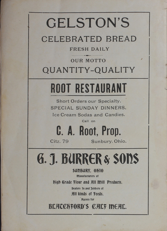 Annual of the Sunbury High School, Sunbury, Ohio. 1915 (p. 22)