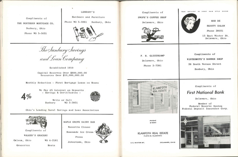 Big Walnut High School Yearbook. 1959: The Flame (53)