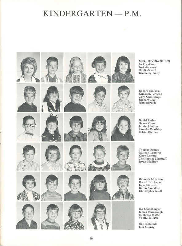 BWElementary Schools. Nineteen Hundred Seventy 0ne-Two. Galena, Harlem, Sunbury, Middle School. (p. 26)