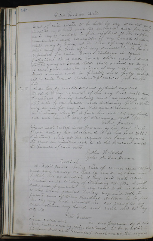 Delaware County Ohio Will Records Vol. 6 1876-1883 (p. 205)