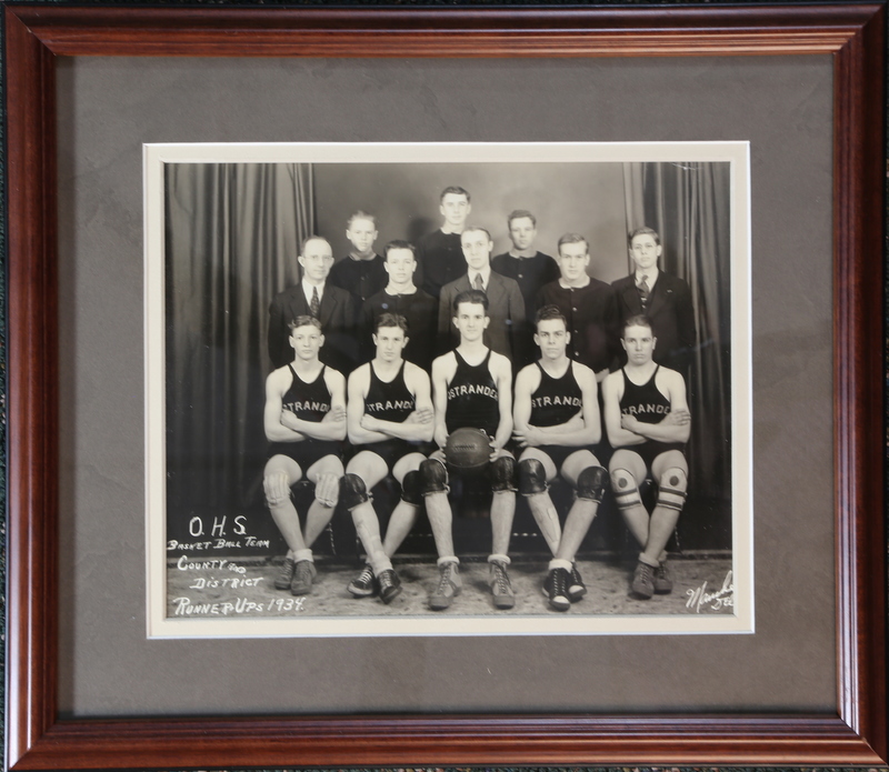 Ostrander High School Basketball Team 1934 (p. 1)