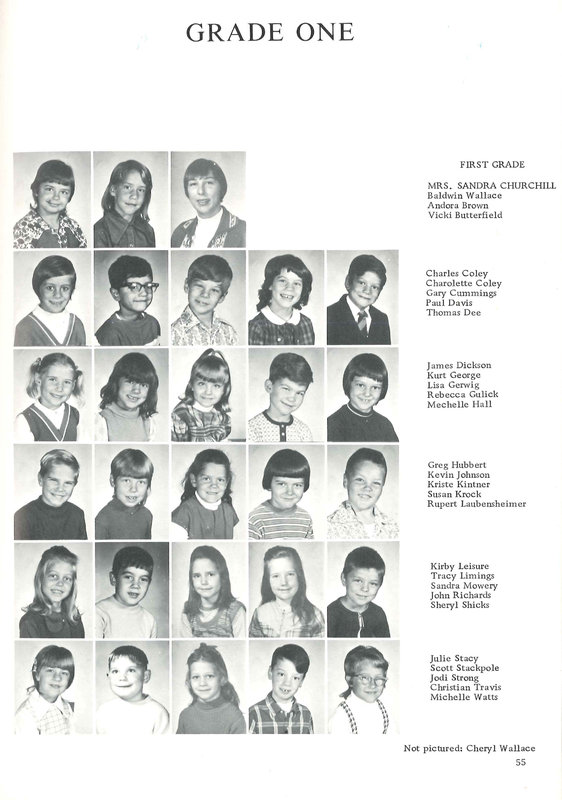 Big Walnut Elementary School. Galena, Harlem, Sunbury, Middle School. 1972-1973 (p. 57)