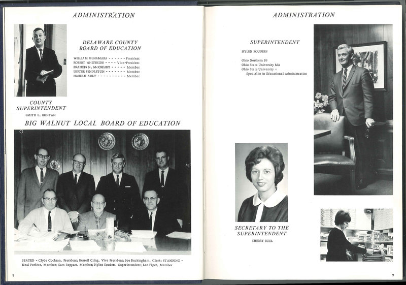 Big Walnut High School Yearbook. 1968: The Flame (p.7)