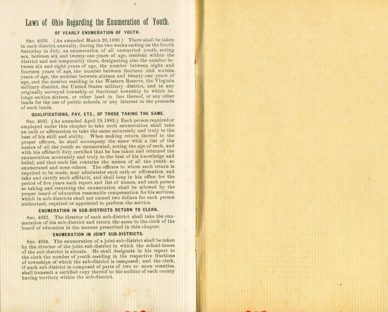 Harlem Township Enumeration of Youth Sub-District 7, July 19, 1897  (p. 7)