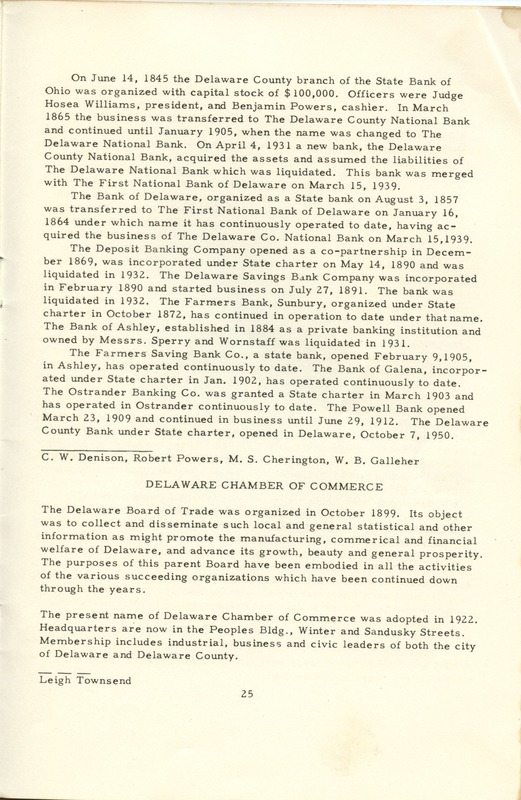 Delaware County Historical Society (p. 23)