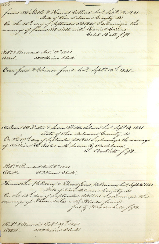 Marriage Records Vol.1 1835-1845 (p. 298)