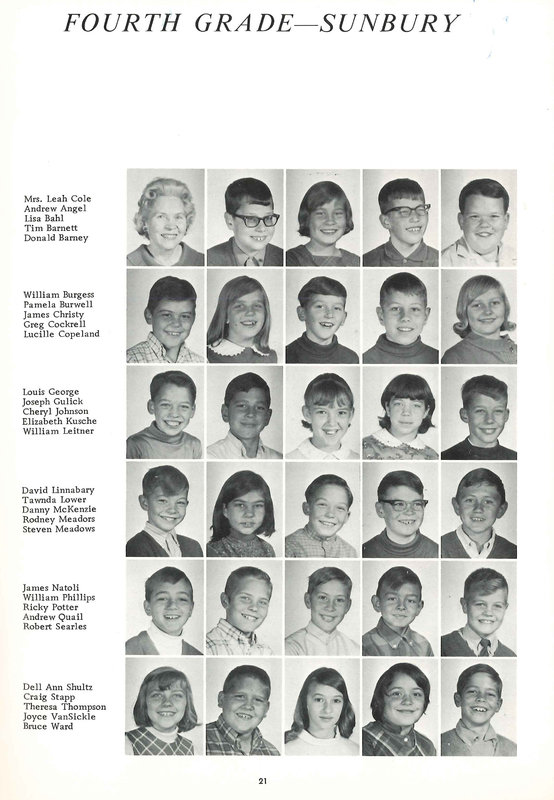 Big Walnut Elementary Schools, Nineteen Hundred and Sixty-nine. (p. 23)