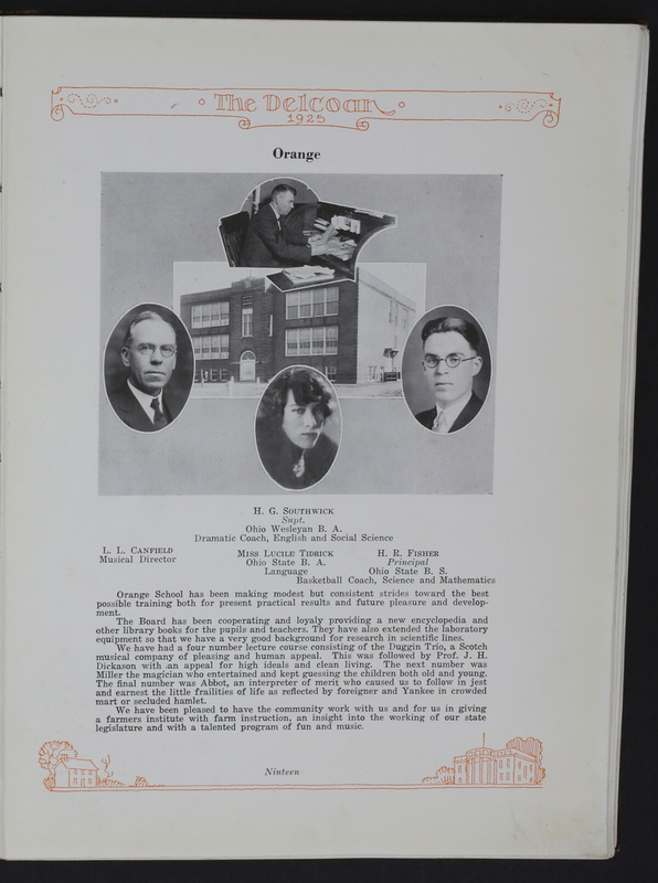 The Delcoan 1925. The annual yearbook of the twelve centralized schools of Delaware County (p. 23)