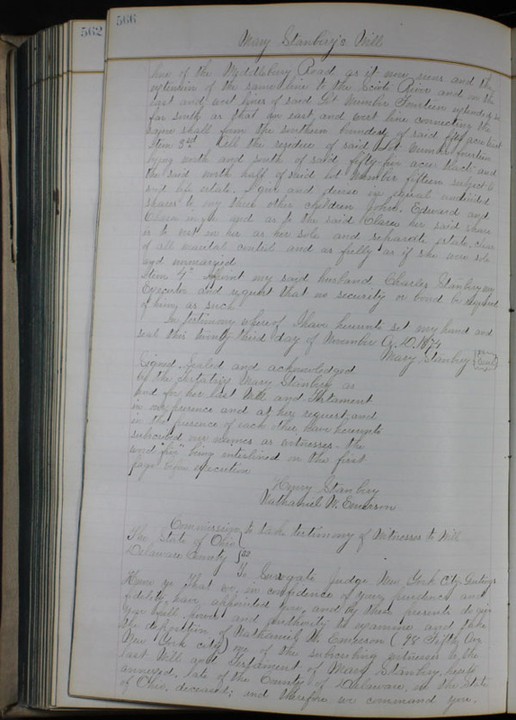 Delaware County Ohio Will Records Vol. 6 1876-1883 (p. 619)