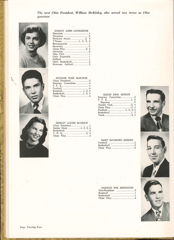 Big Walnut High School Yearbook. 1953: The Flame (p. 21)