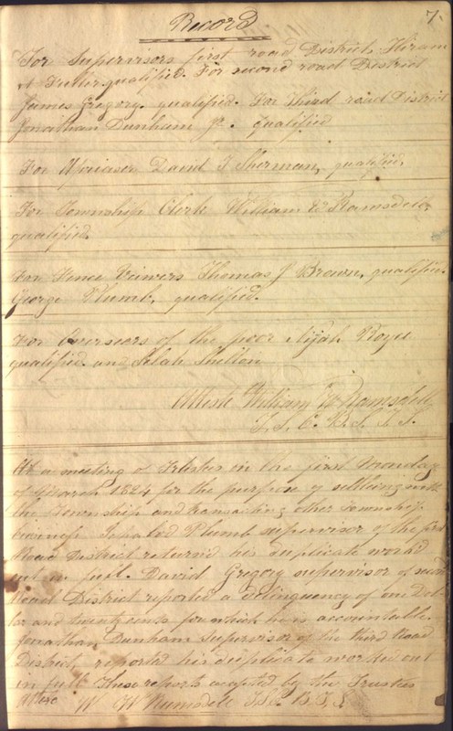 Record Book of Berkshire Township No. 2 1807-1843 (p. 13)