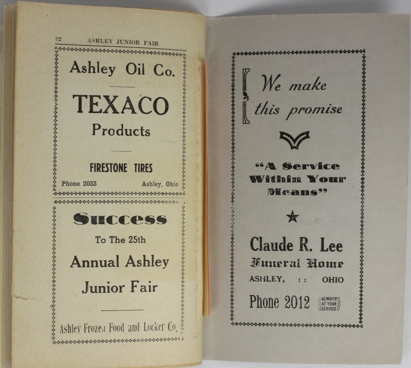 Ashley Fair and Junior Fair Combined (p. 50)