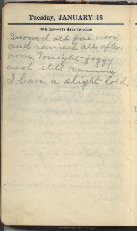 Roberta Hopkins' Diary 1927 (p. 24)