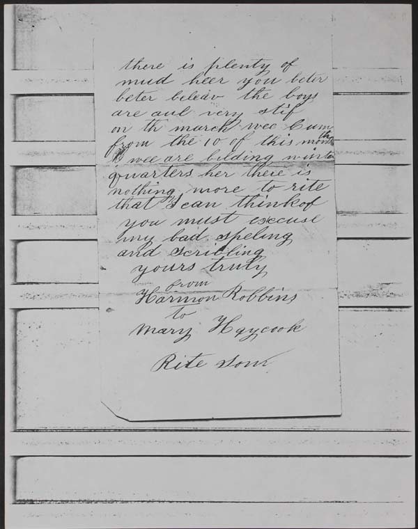 Haycook Civil War Letters 1861-1865 (p. 27)